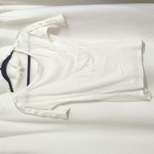 Living planet boho white top